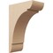 Ekena Millwork 11"W x 22"D x 33"H Classic Olympic Rough Cedar Woodgrain TimberThane Corbel, Primed Tan CORUR11X22X33OLYRCPR - alternate 1